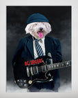 Mini retrato de mascota personalizado 'AC/Doggo'