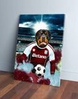 'Aston Villa Doggos Football' Personalized Pet Canvas