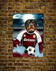 'Aston Villa Doggos Football' Personalized Dog Poster