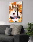 'Baltimore Dogorioles' Personalized Pet Canvas