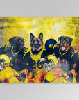 'Michigan Doggos' Personalized 3 Pet Blanket