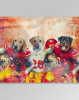 'San Francisco 40Doggos' Personalized 3 Pet Blanket