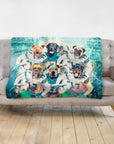 'Miami Doggos' Personalized 6 Pet Blanket