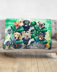 'New York Jet-Doggos' Personalized 6 Pet Blanket