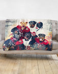 'Tampa Bay Doggos' Personalized 5 Pet Blanket