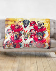 'Kansas City Doggos' Personalized 6 Pet Blanket