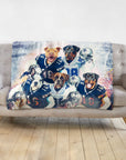 'Dallas Doggos' Personalized 5 Pet Blanket