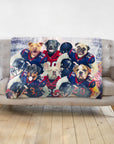 'Houston Doggos' Personalized 6 Pet Blanket