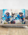 'Detroit Doggos' Personalized 3 Pet Blanket