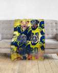 'Michigan Doggos' Personalized 4 Pet Blanket