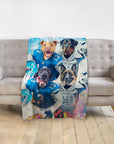 'Detroit Doggos' Personalized 4 Pet Blanket