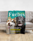 'Furbes' Manta Personalizada para 2 Mascotas