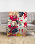 'San Francisco 40Doggos' Personalized 4 Pet Blanket