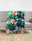 Manta personalizada para 4 mascotas 'New York Jet-Doggos'