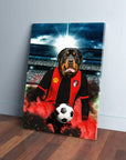 'Bournemouth Doggos Football' Personalized Pet Canvas
