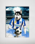 'Brighton Doggos Football' Personalized Dog Poster