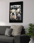 90's Bootleg (Horrorcore) Personalized Pet Canvas