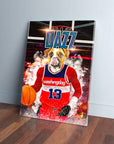 Lienzo personalizado para mascotas 'Washingdog Wizards'