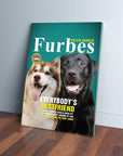 'Furbes' Lienzo Personalizado para 2 Mascotas