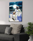 'Leeds United Doggos Football' Personalized 2 Pet Canvas