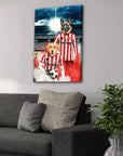 'Brentford Doggos Football' Personalized 2 Pet Canvas