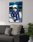'Chelsea Doggos Football' Personalized Pet Canvas