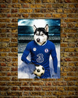 'Chelsea Doggos Football' Personalized Dog Poster