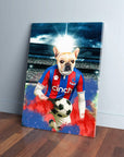 'Crystal Palace Doggos Football' Personalized Pet Canvas