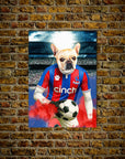 'Crystal Palace Doggos Football' Personalized Dog Poster