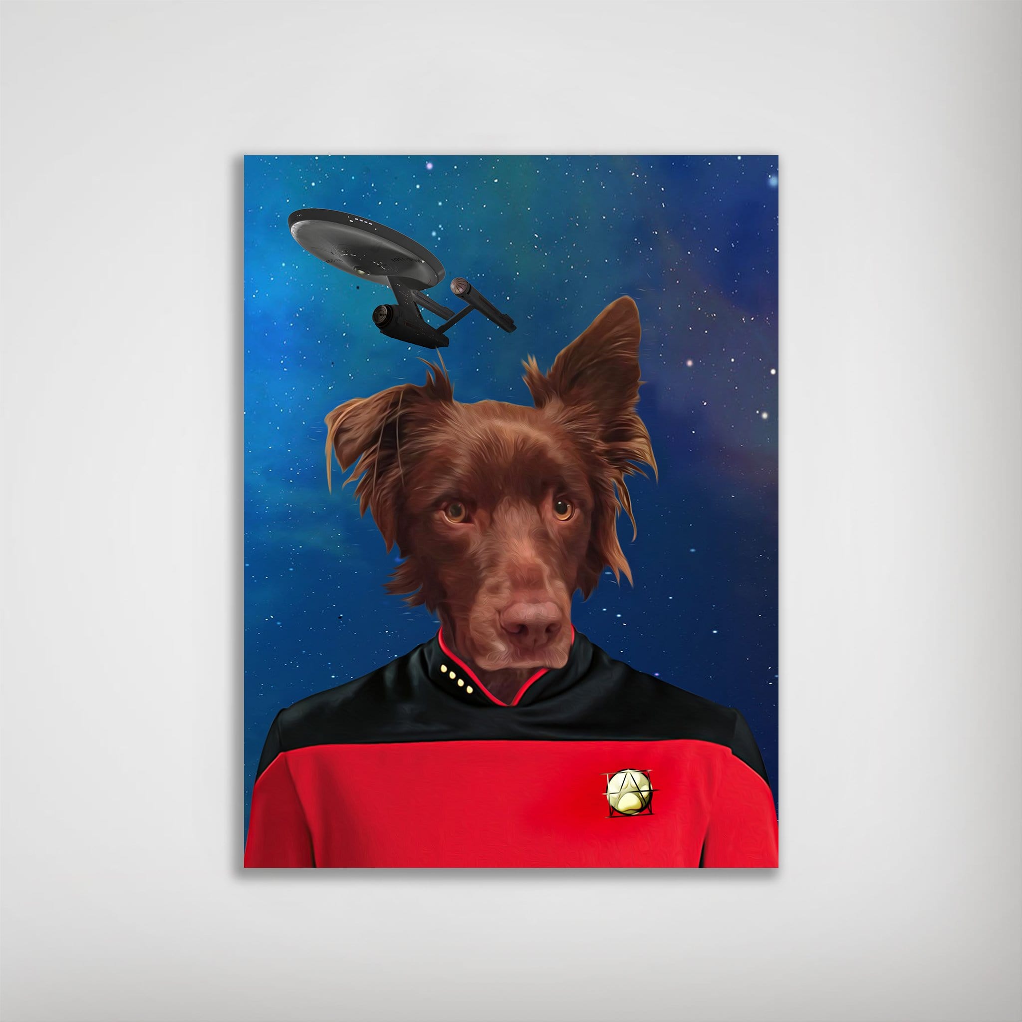 Doggo-Trek: Mini retrato de perro personalizado