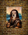 Mini retrato de perro personalizado 'Dogga Lisa'