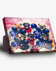 'New York Doggos' Personalized 6 Pet Standing Canvas