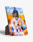 'New York Mets Doggos' Personalized Pet Standing Canvas