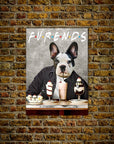 Mini retrato de perro personalizado 'Furends'