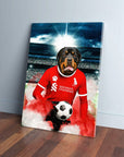 'Liverpool Doggos Football' Personalized Pet Canvas