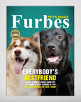 Póster personalizado de 2 mascotas 'Furbes'