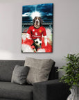 'Manchester Doggos Football' Personalized Pet Canvas