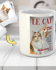 Taza personalizada 2 mascotas 'Le Cat'