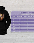 Sudadera con capucha personalizada para 5 mascotas 'Poker Players'