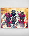 'Arizona Doggos' Personalized 6 Pet Poster