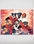 'Cincinnati Doggos' Personalized 5 Pet Poster