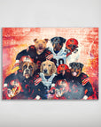 Póster personalizado de 5 mascotas "Cleveland Doggos"