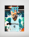 'Memphis Grizzpaws' Personalized Dog Poster