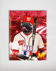 'Washington Nationpaws' Personalized Pet Poster