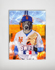 Póster personalizado para mascotas "New York Mets Doggos"