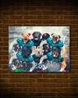 Póster personalizado para 6 mascotas "Jacksonville Doggos"