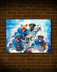 Póster personalizado de 5 mascotas "Detroit Doggos"