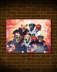 'Cleveland Doggos' Personalized 5 Pet Poster