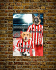 'Brentford Doggos Football' Personalized 2 Pet Poster
