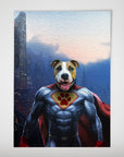 El Superperro: Mini retrato de perro personalizado